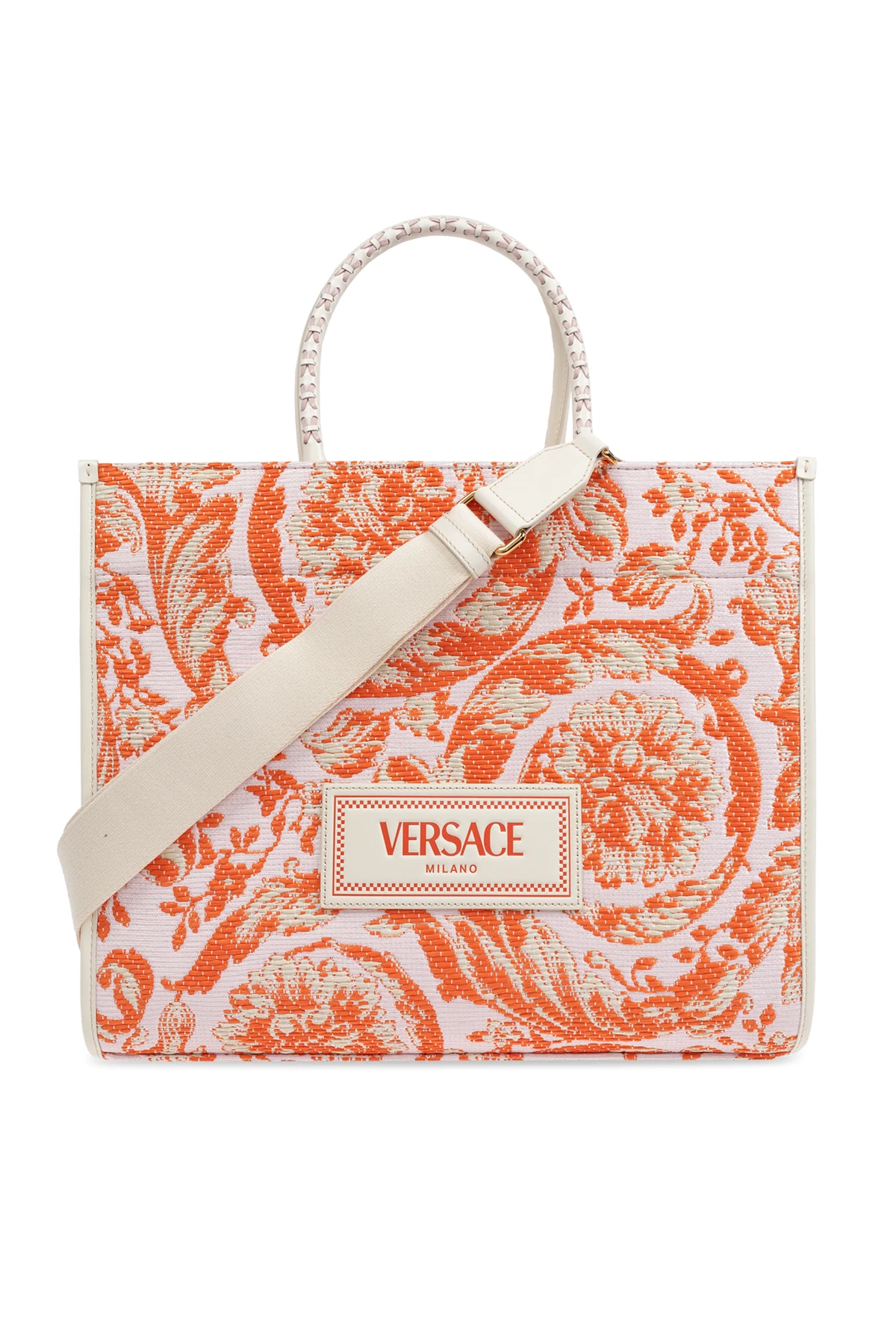 ORANGE ‘Barocco Athena Large’ Shopper Bag