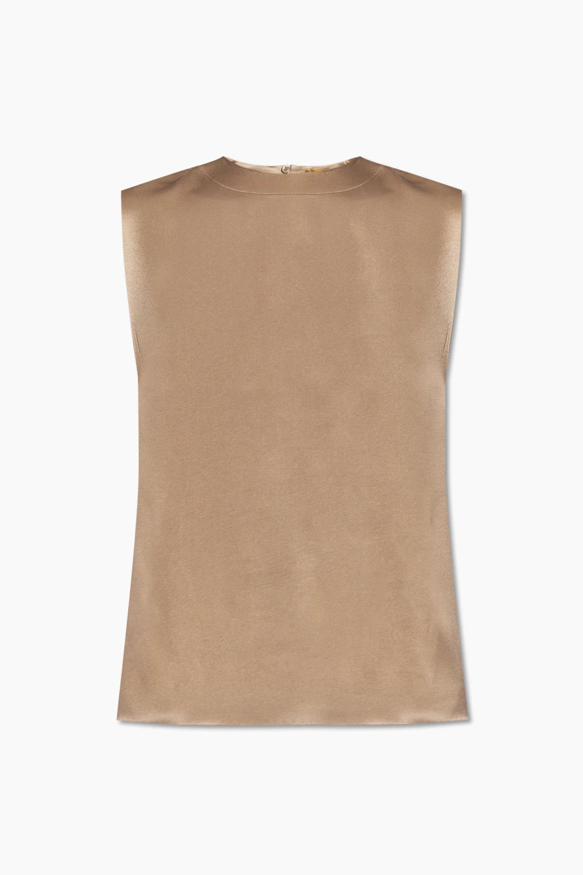 Silk sleeveless top