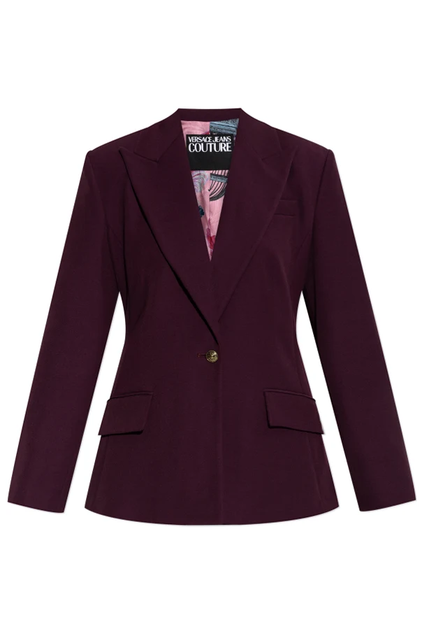 BURGUNDER Blazer mit Taschen