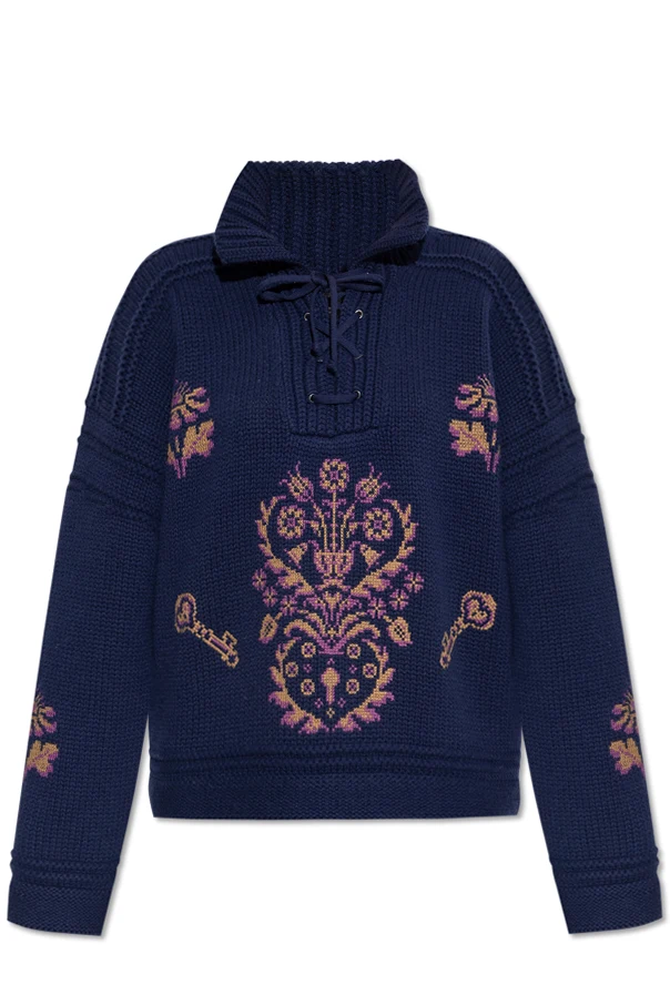 MARINEBLAU Wollpullover