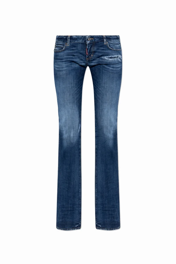 GRANATOWY Jeansy `Bootcut Sharpei`