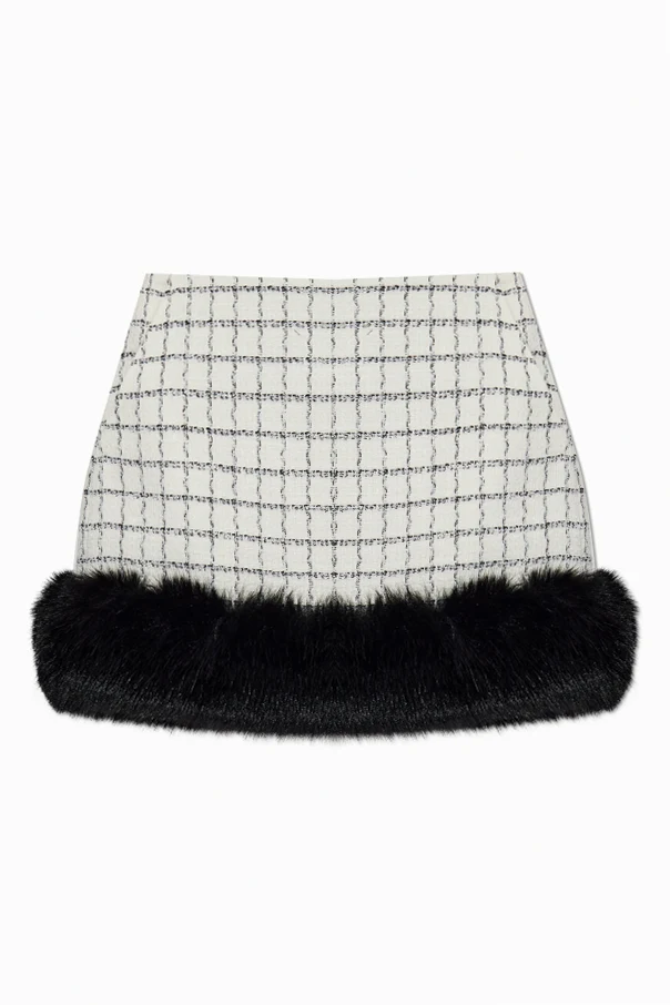 cream Tweed skirt