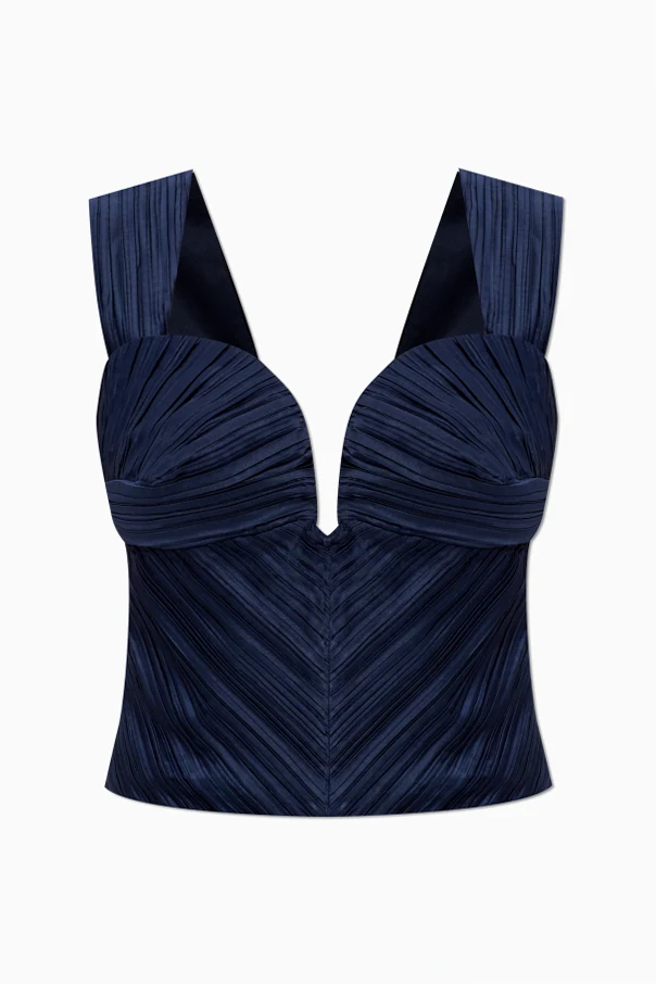 GRANATOWY Top `Kaitlin`