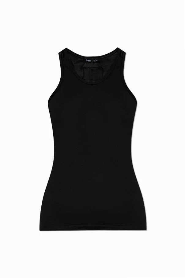 CZARNY Top z kolekcji `Underwear`