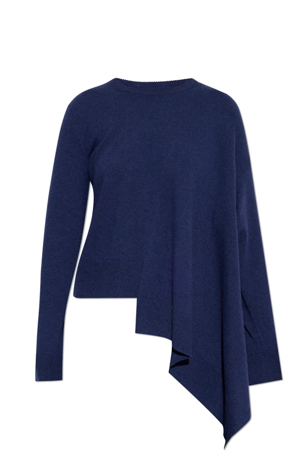 GRANATOWY Kaszmirowy sweter