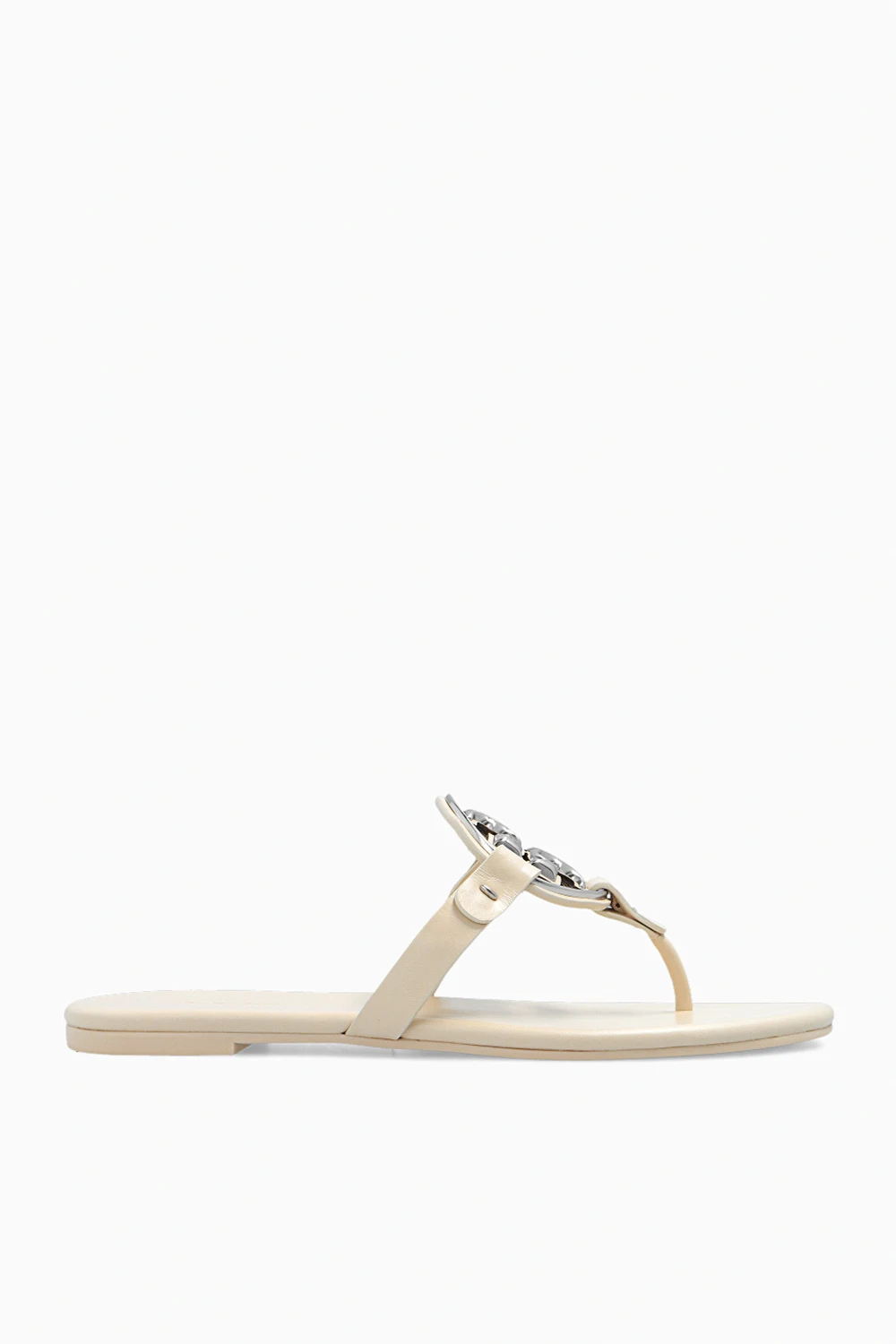 beige ‘Miller’ slides with logo