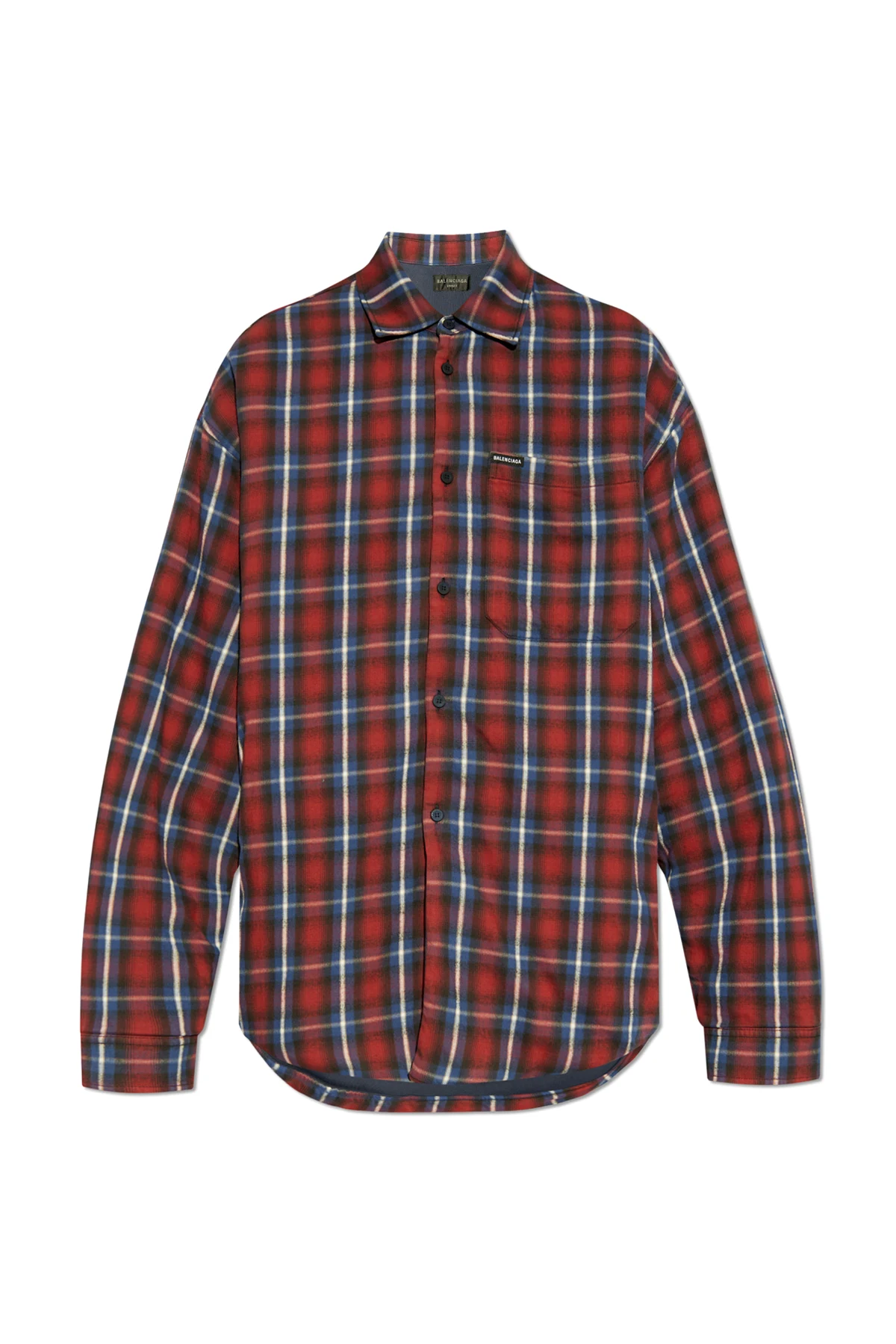 RED Plaid pattern shirt