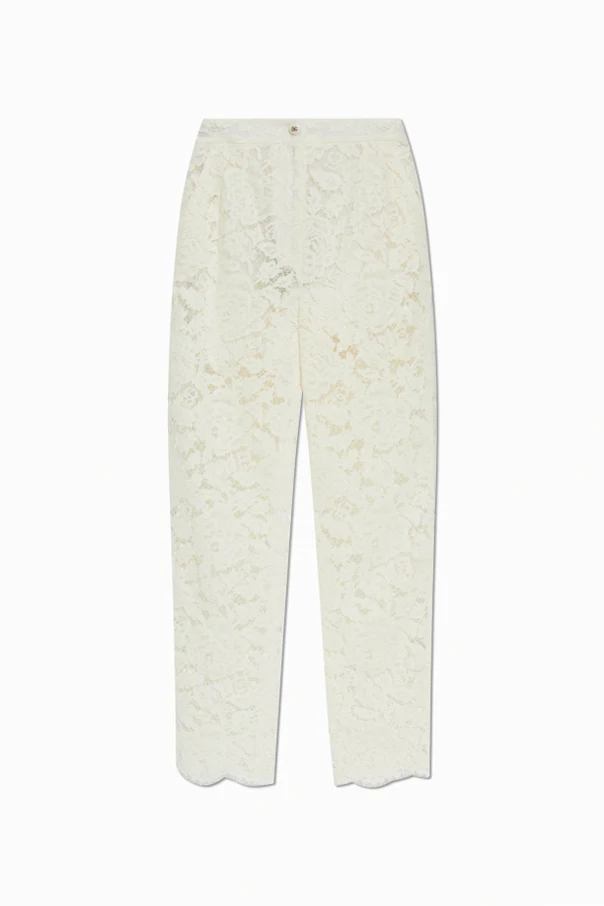 CREME Spitzenhose