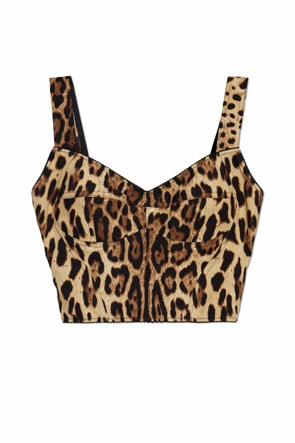 BEIGE Top mit Tiermotiv