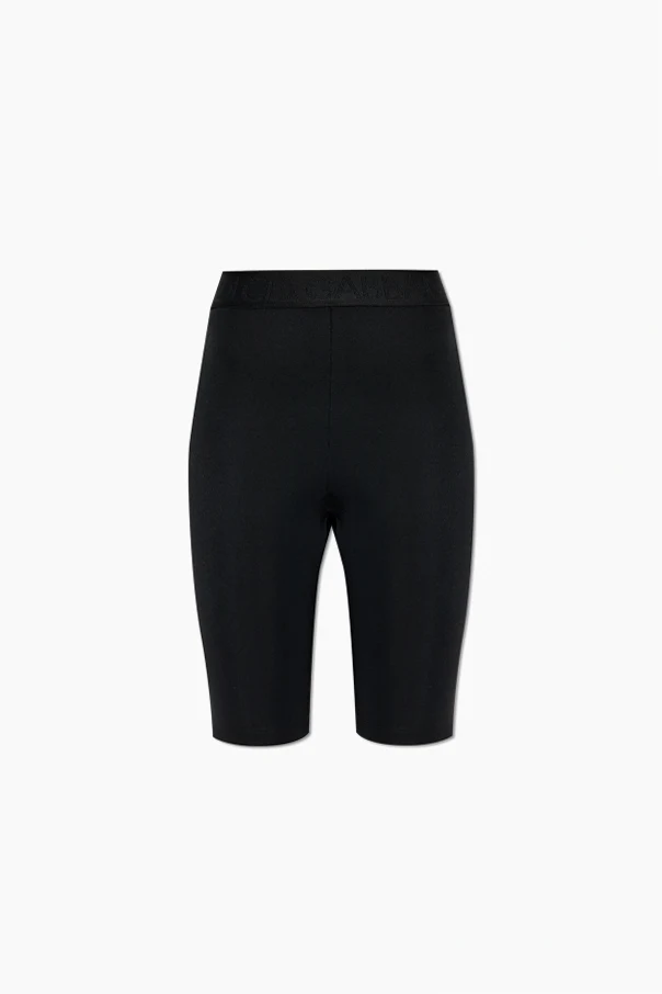 CZARNY Krótkie legginsy