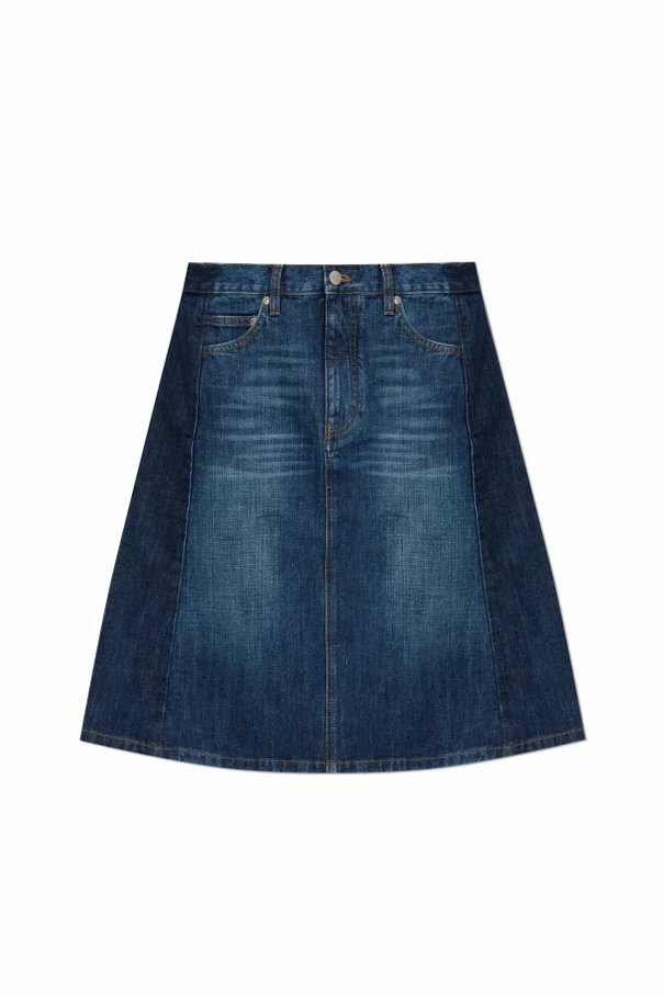 NAVY BLUE Denim skirt