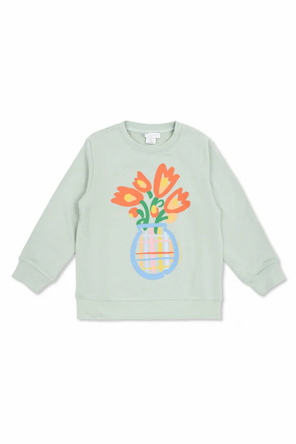 GREEN Sweatshirt with print