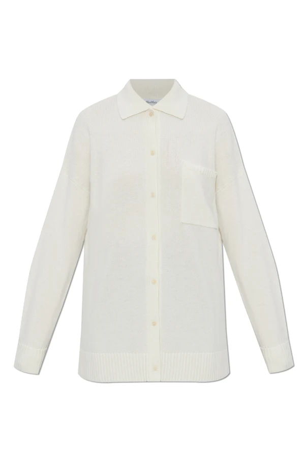 WEISS Kaschmir-Cardigan „Bull“