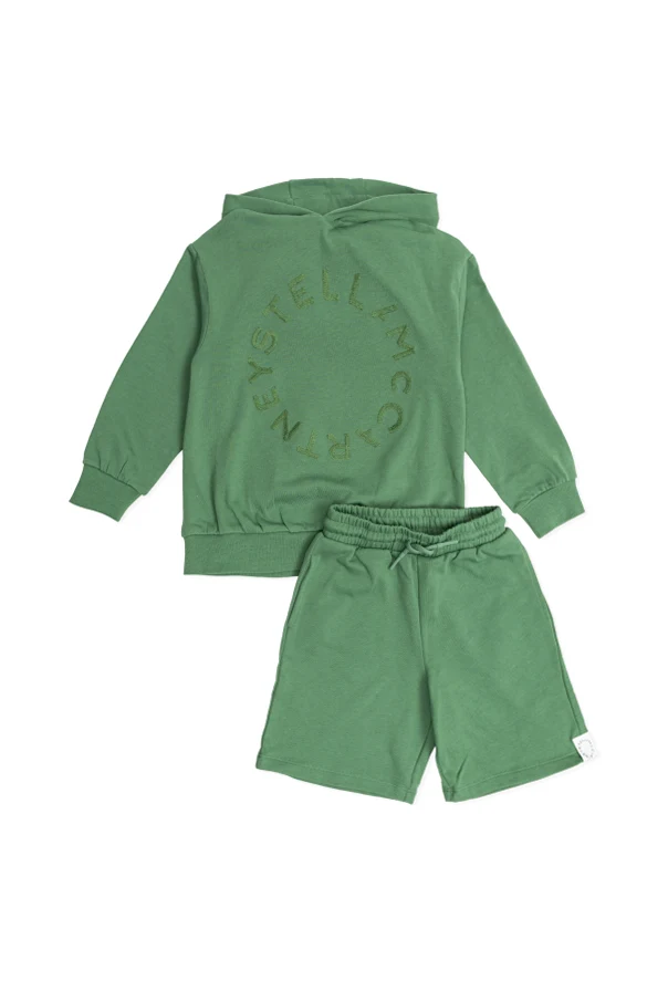 GRÜN Set: Sweatshirt und Shorts