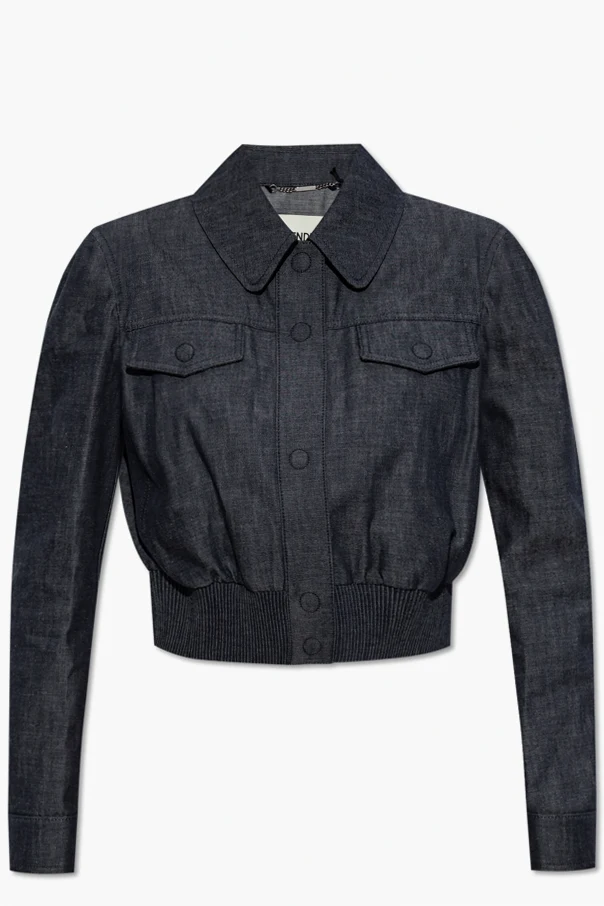 MARINEBLAU Kurze Jeansjacke