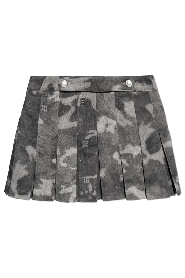 GRAU Plisierter Rock