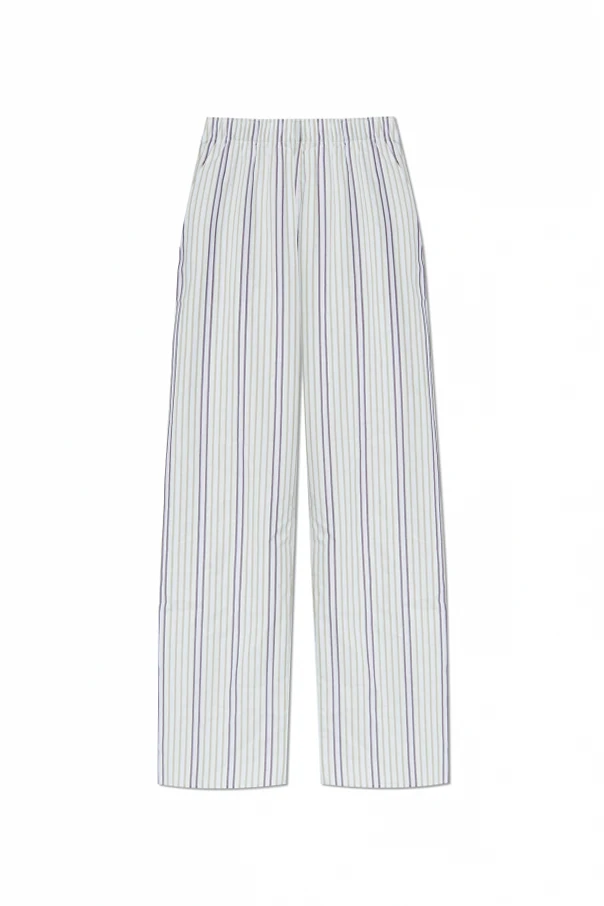 WEISS Pyjamahose mit Streifenmuster