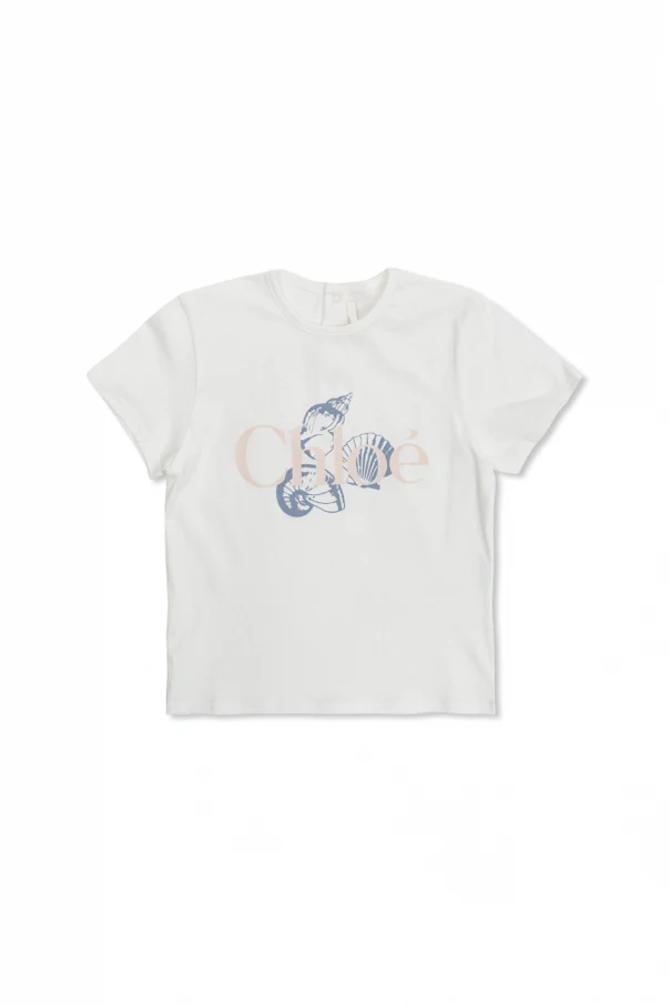 WHITE T-shirt with print