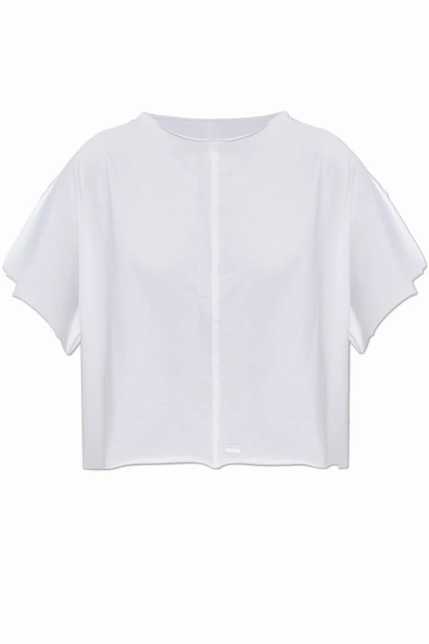 BIAŁY  T-shirt z logo