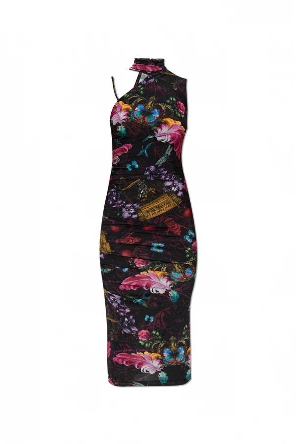 PINK Dress with colorful print