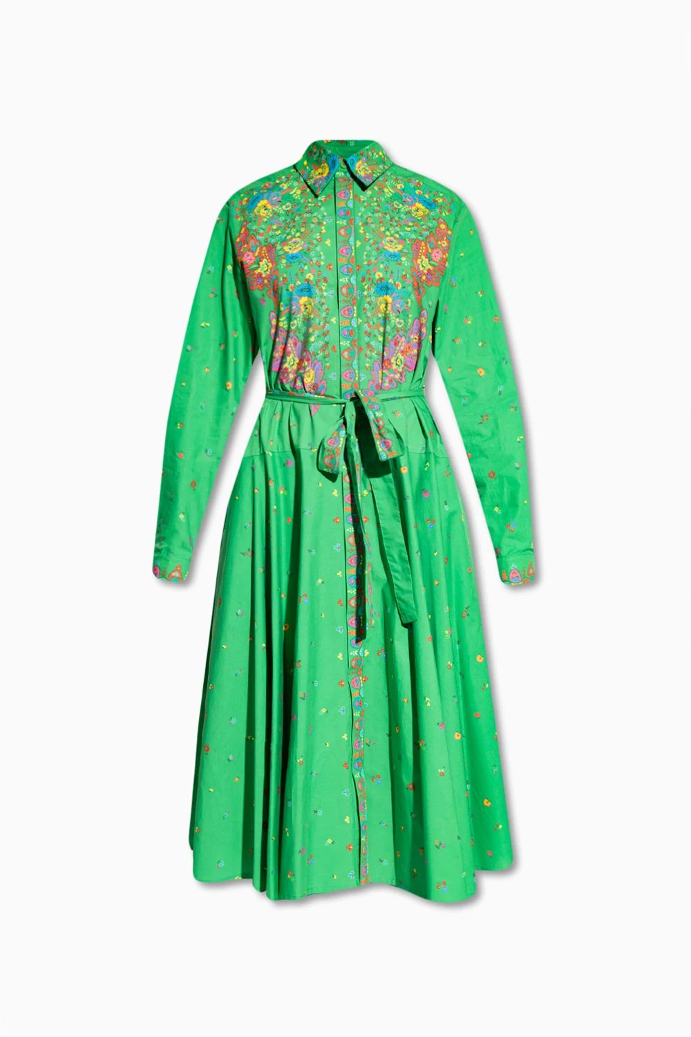 Dress with floral motif