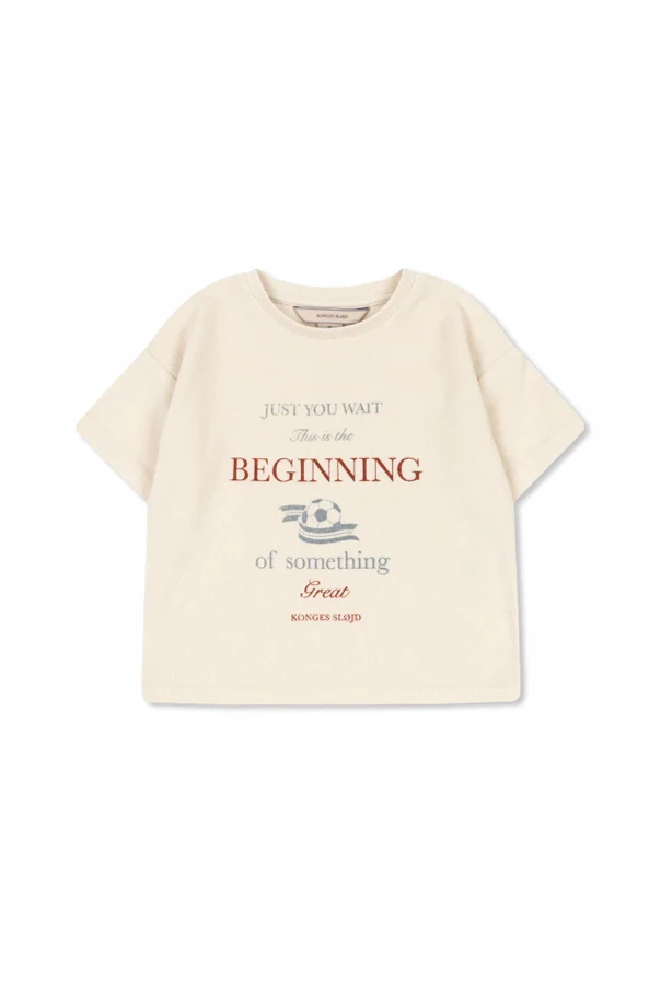cream T-shirt ‘Itty’