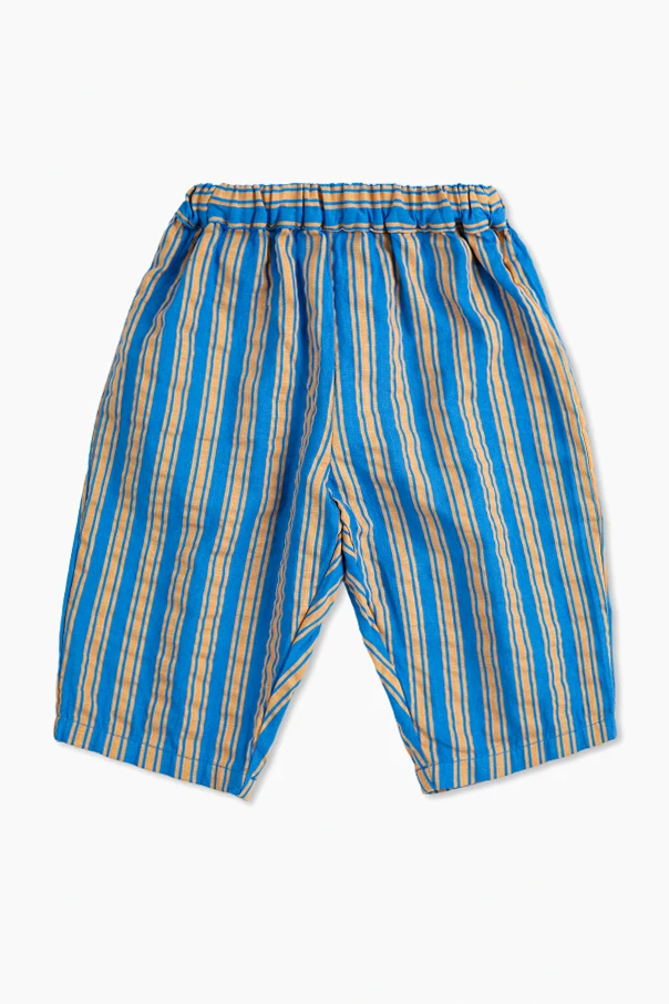 BLUE Striped pattern pants