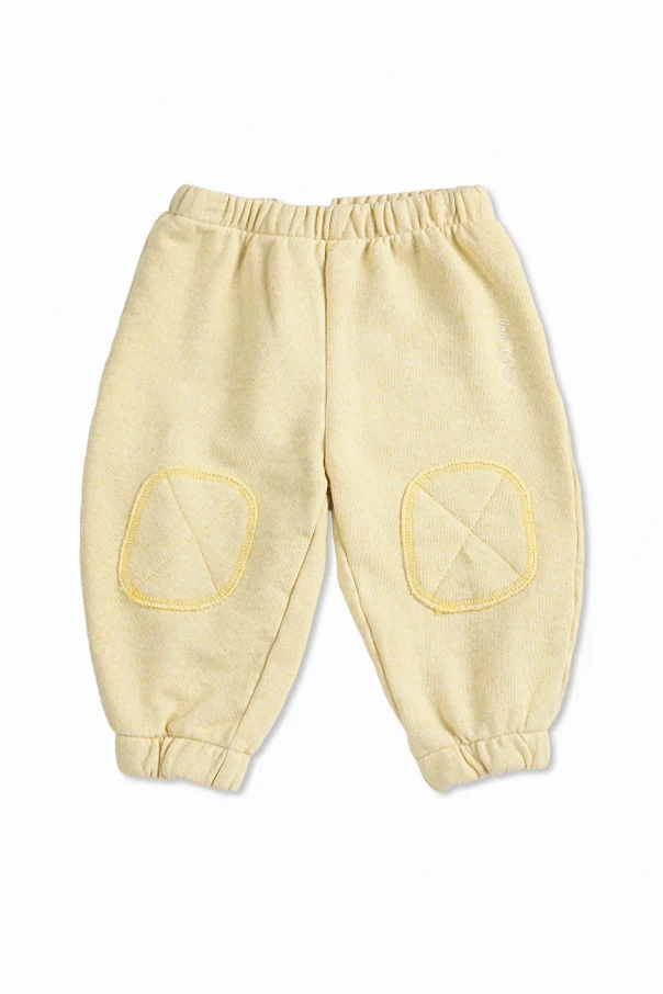 YELLOW  Sweatpants with embroidered logo