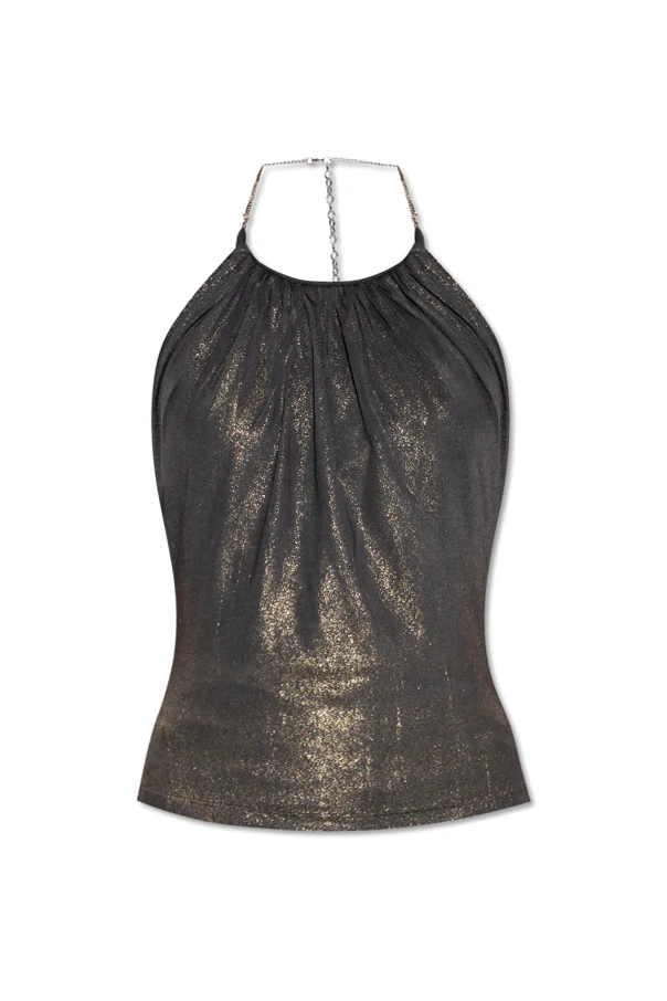 CZARNY Top `T-IRENI`