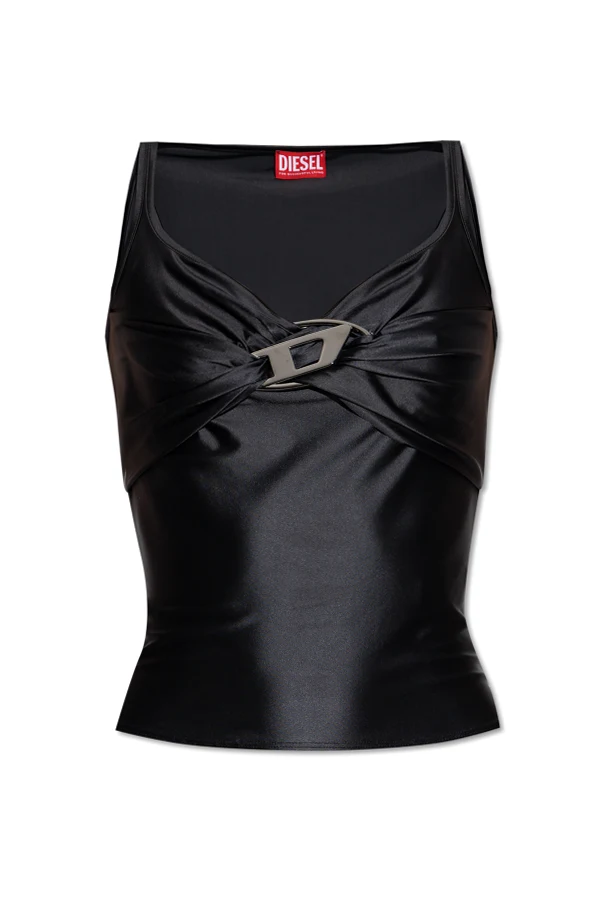 CZARNY Top `T-AMAI`