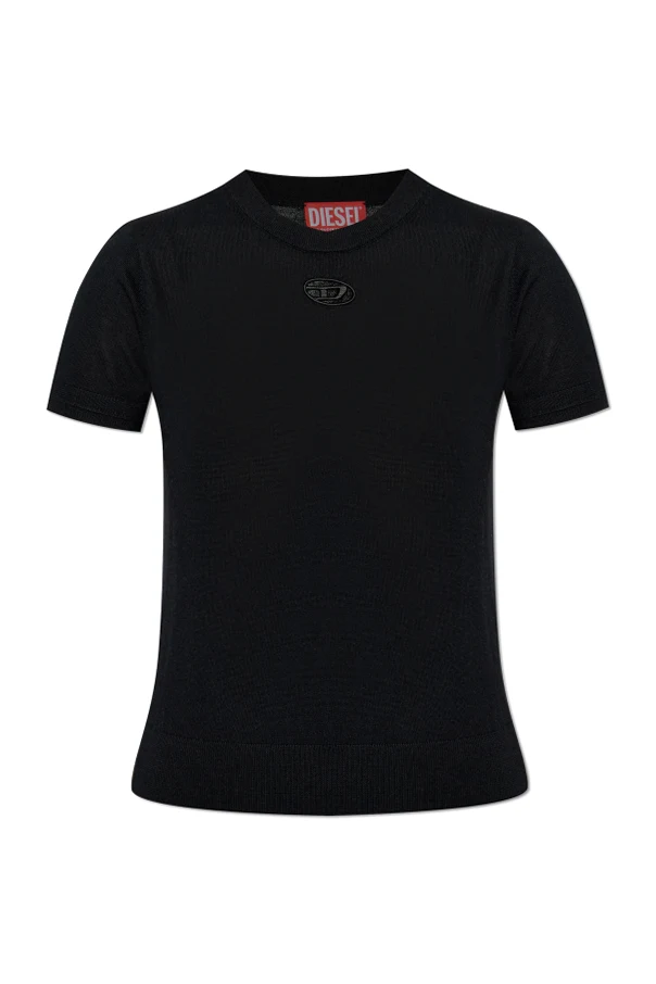 CZARNY Top `M-ALINE`