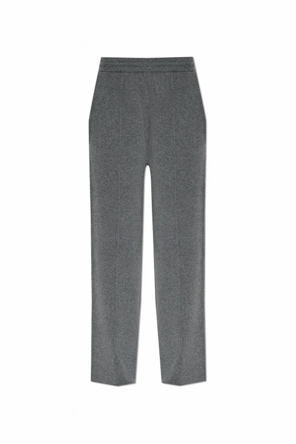 GREY Straight-leg trousers