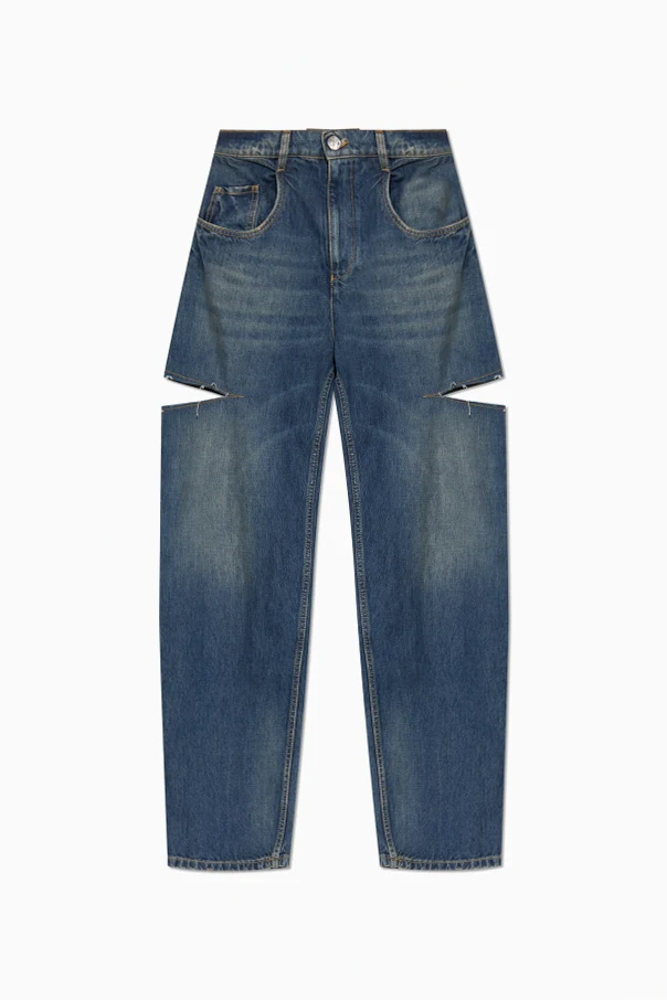 BLAU Jeans mit „Vintage“-Effekt