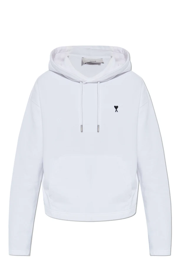 WEISS Kapuzensweatshirt