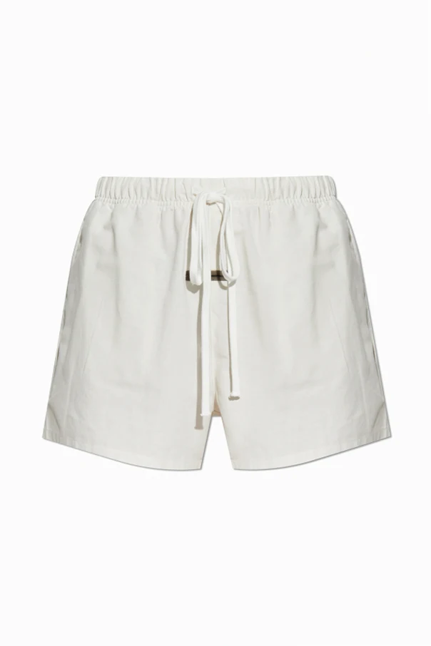 GREY Shorts with logo patch