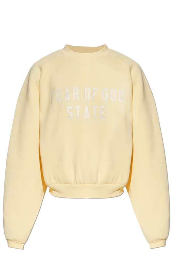 YELLOW  Sweatshirt with embroidered logo