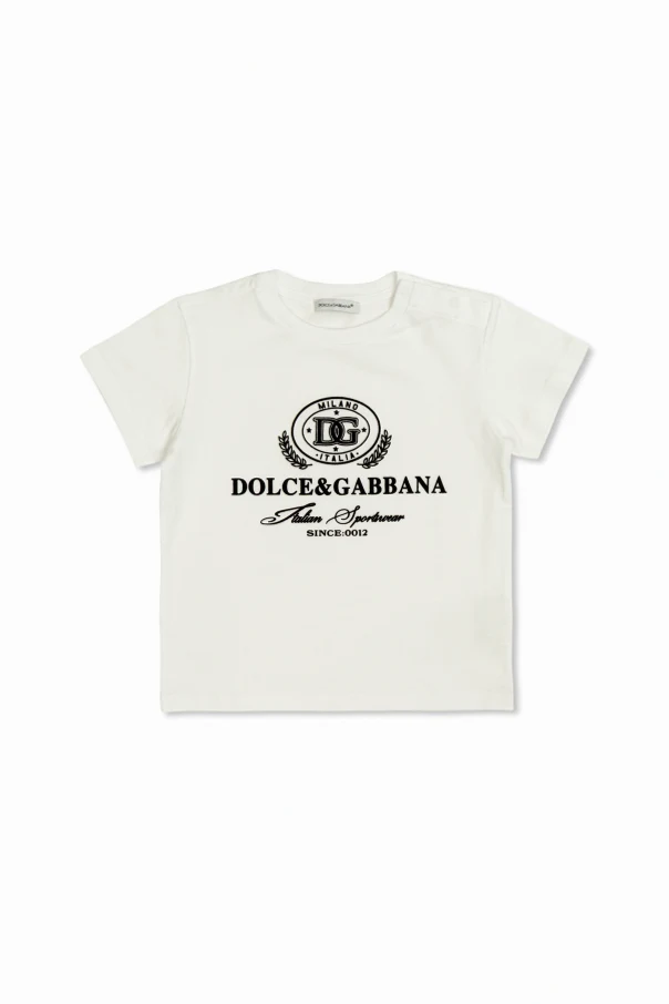 WHITE T-shirt with logo