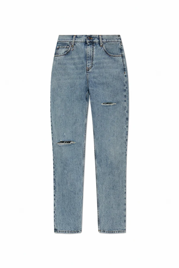 BLAU Jeans mit Used-Effekten