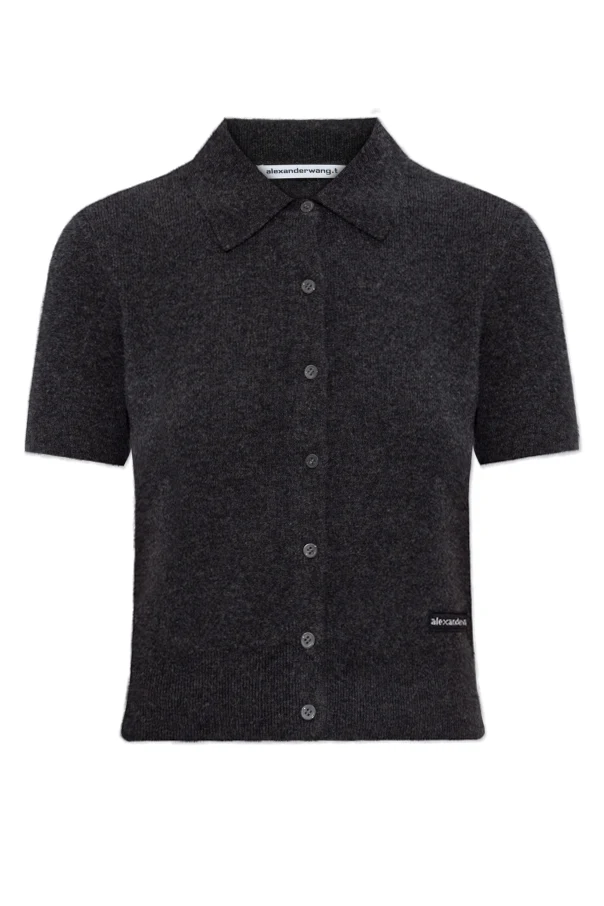 GRAU Kurzärmeliger Cardigan