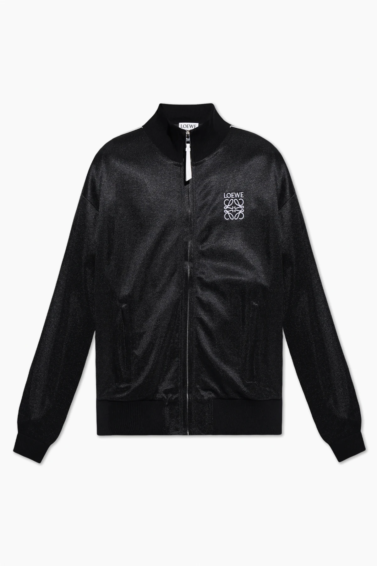 BLACK Zip-Up Sweatshirt