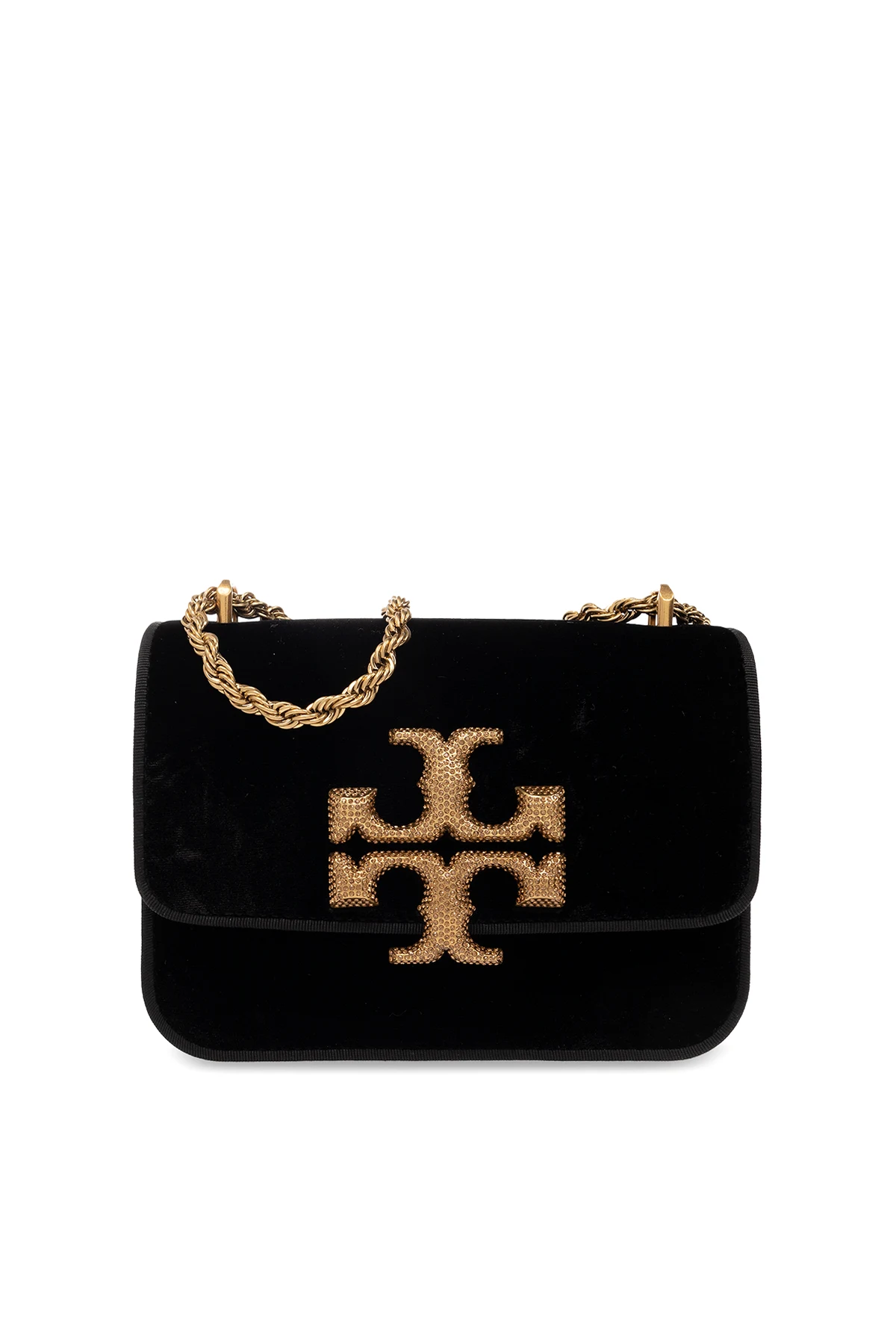 ‘Eleanor Small’ velvet shoulder bag