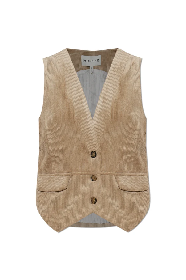 beige "Lillian" vest