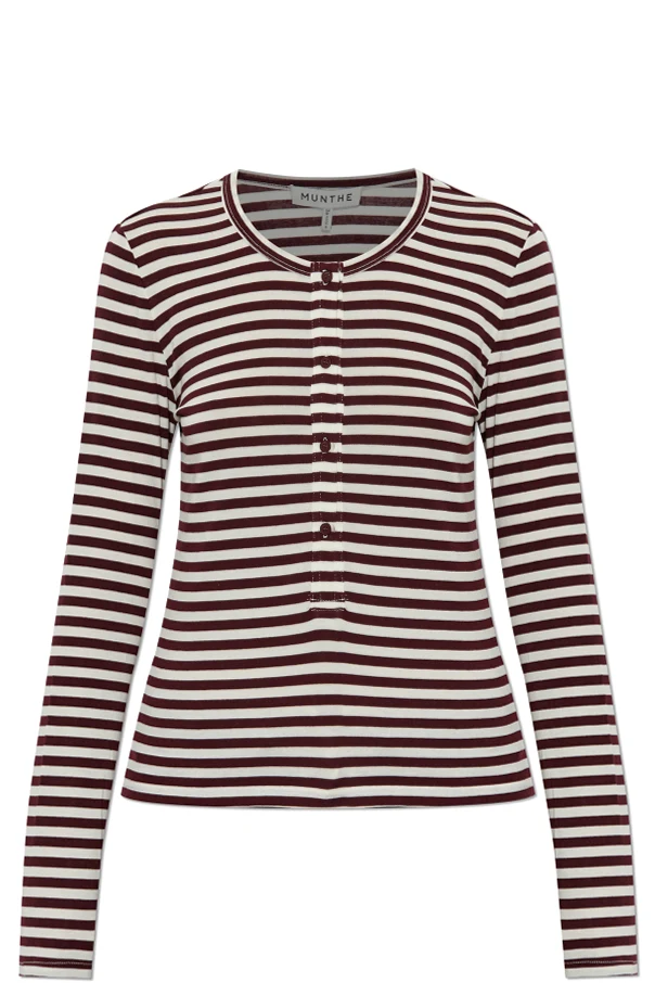 BURGUNDY Long sleeve T-shirt "Levoma"