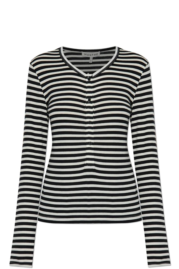 BLACK Long sleeve T-shirt "Levoma"