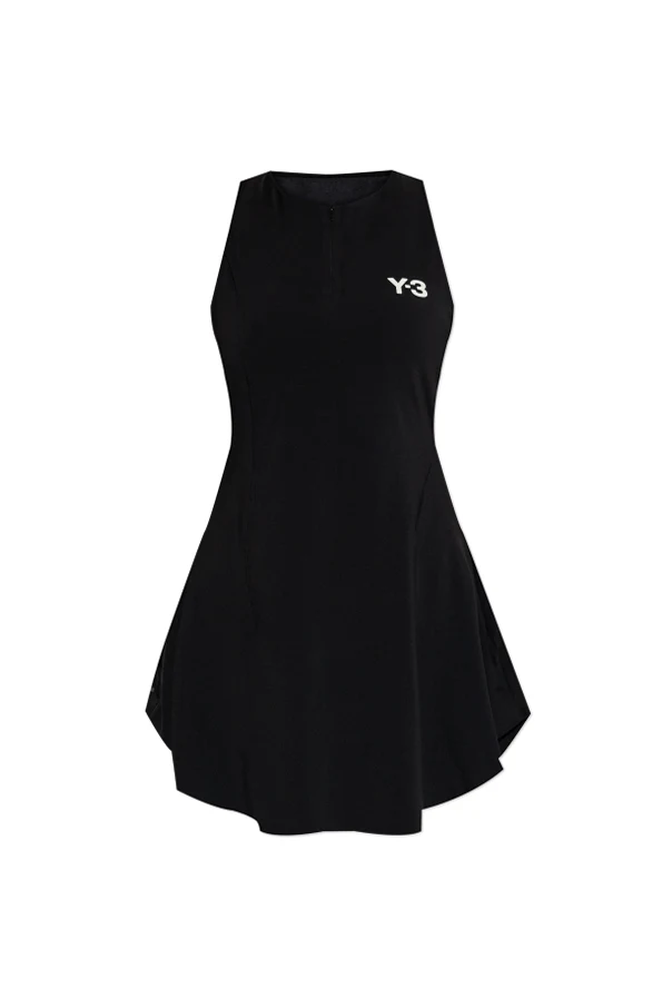 BLACK Dress with logo