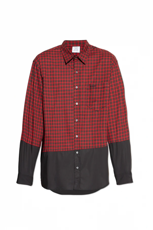 RED Plaid pattern shirt