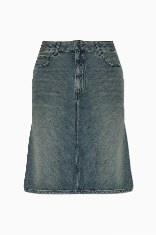 BLACK Denim skirt