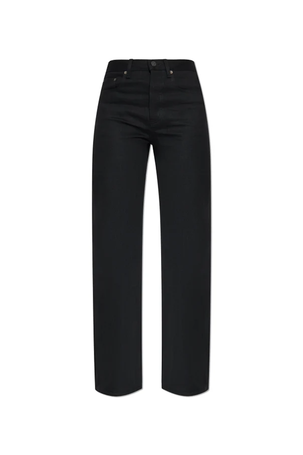 BLACK Straight-leg jeans