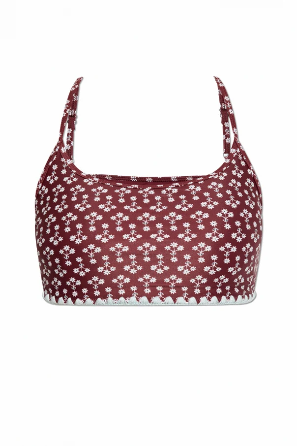 BURGUNDY Firefly sports bra