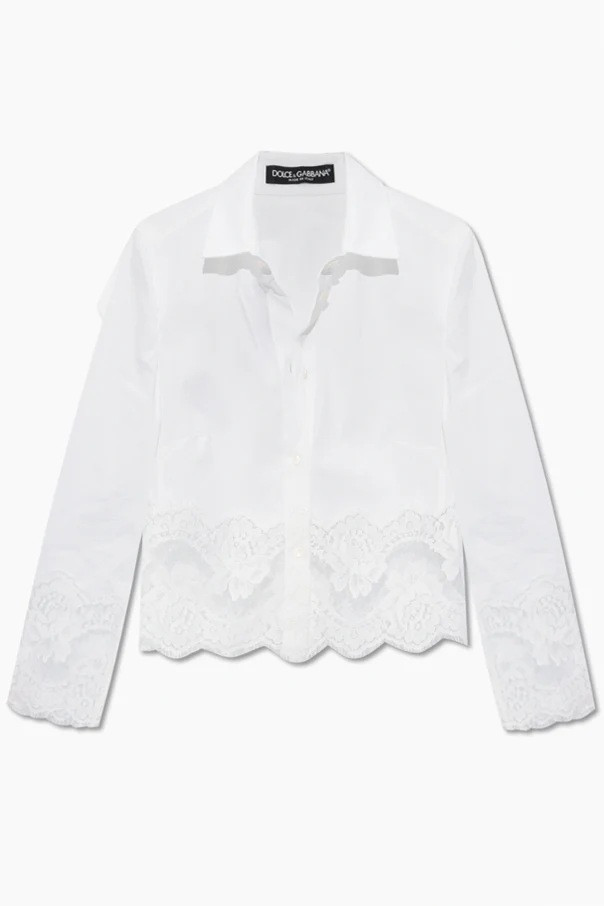 WEISS Cropped shirt